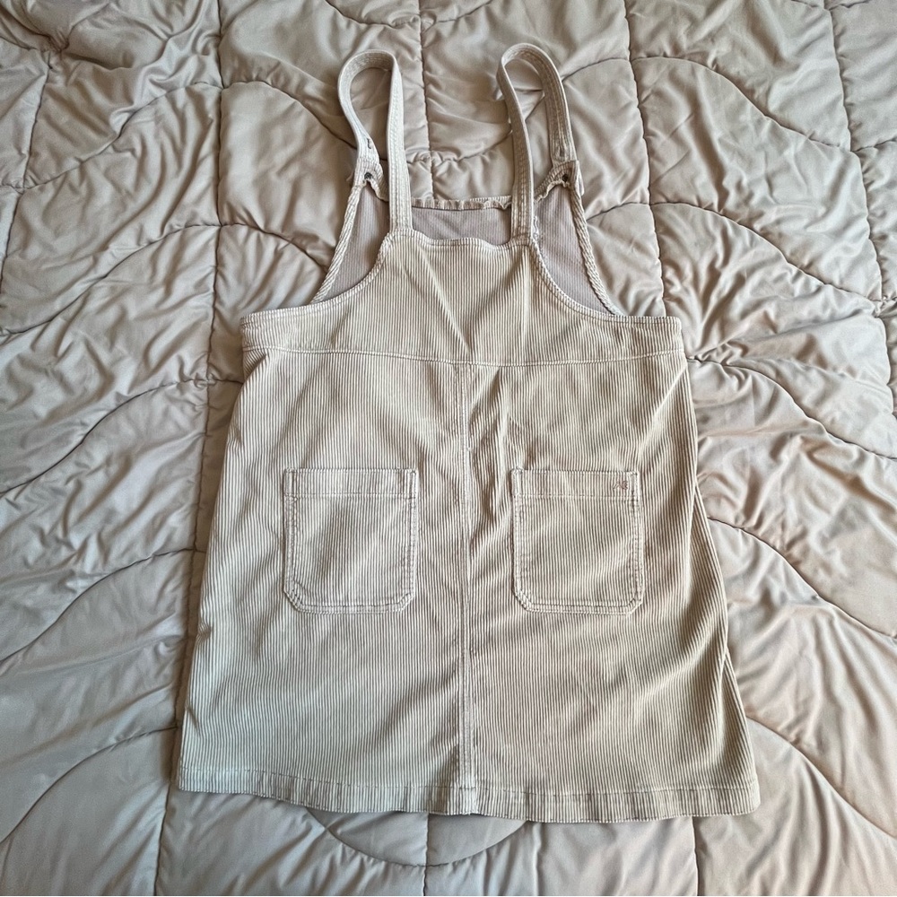 American Eagle Corduroy Overall Mini Dress NWOT - Picture 2 of 9